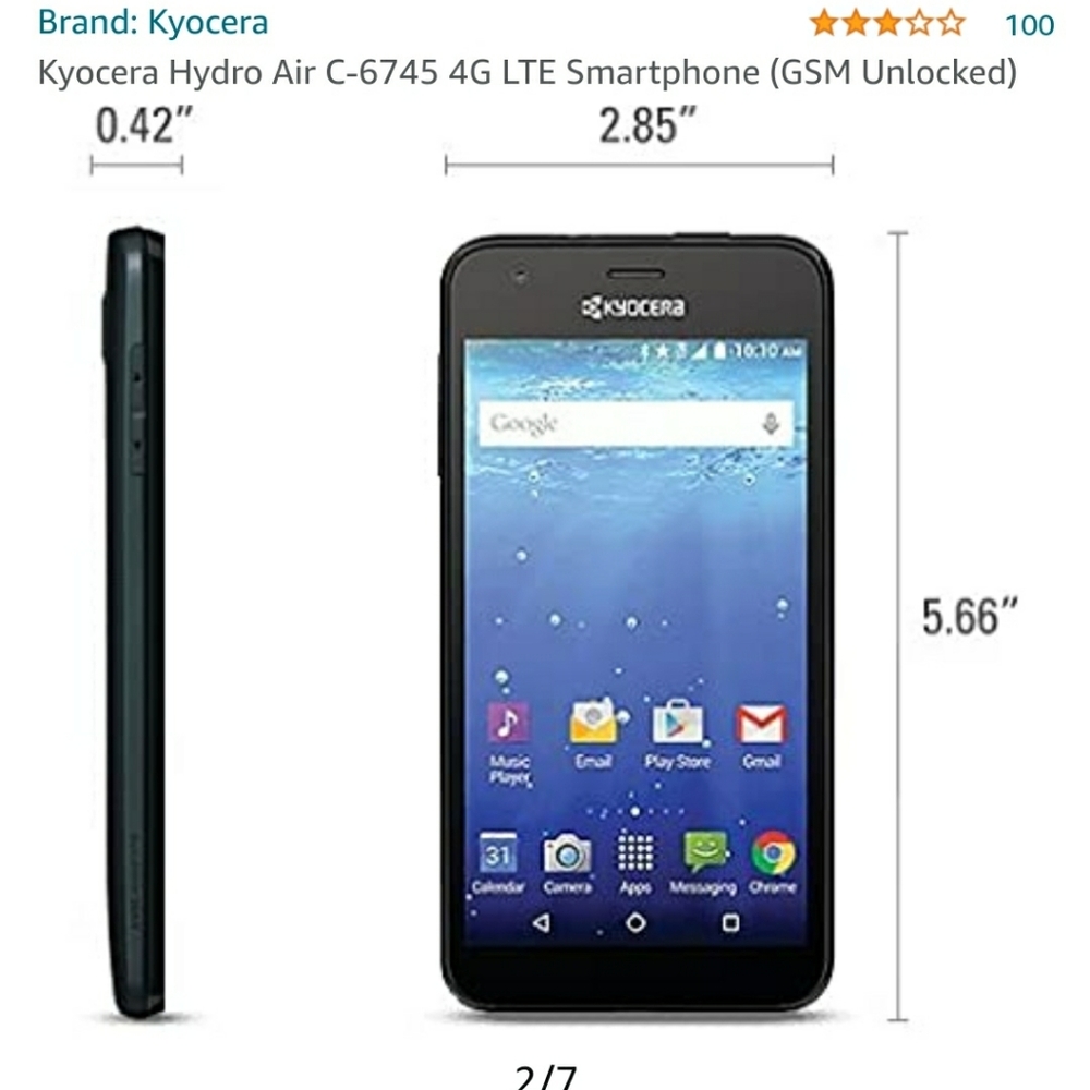 Kyocera Hydro Air C-6745 4G LTE